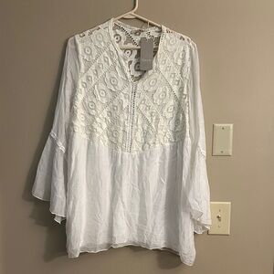 Belleambra White Lace Blouse